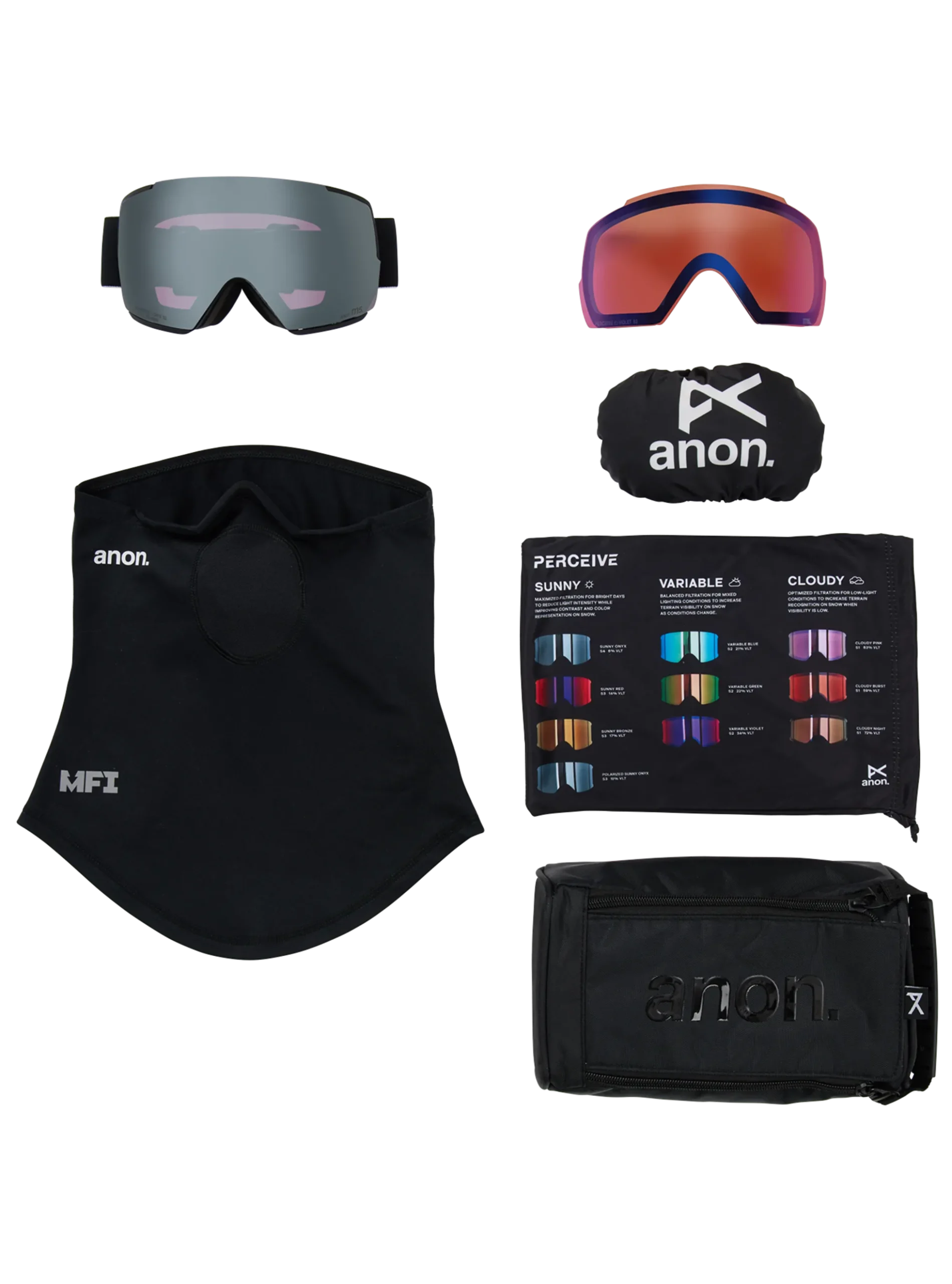 Anon M5 Goggles + Polarized Perceive Lens
