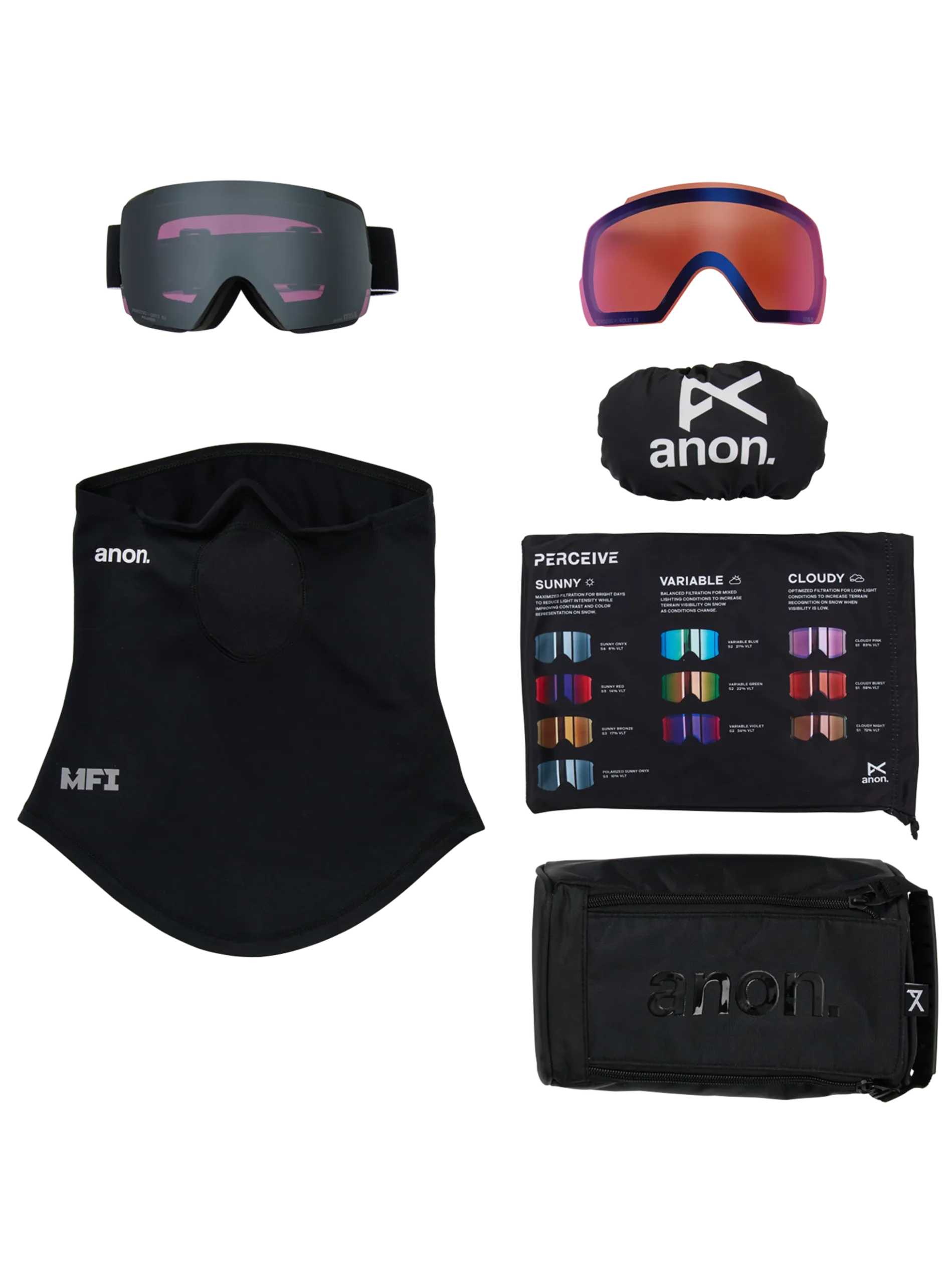 Anon M5S Goggles + Polarized Perceive Lens