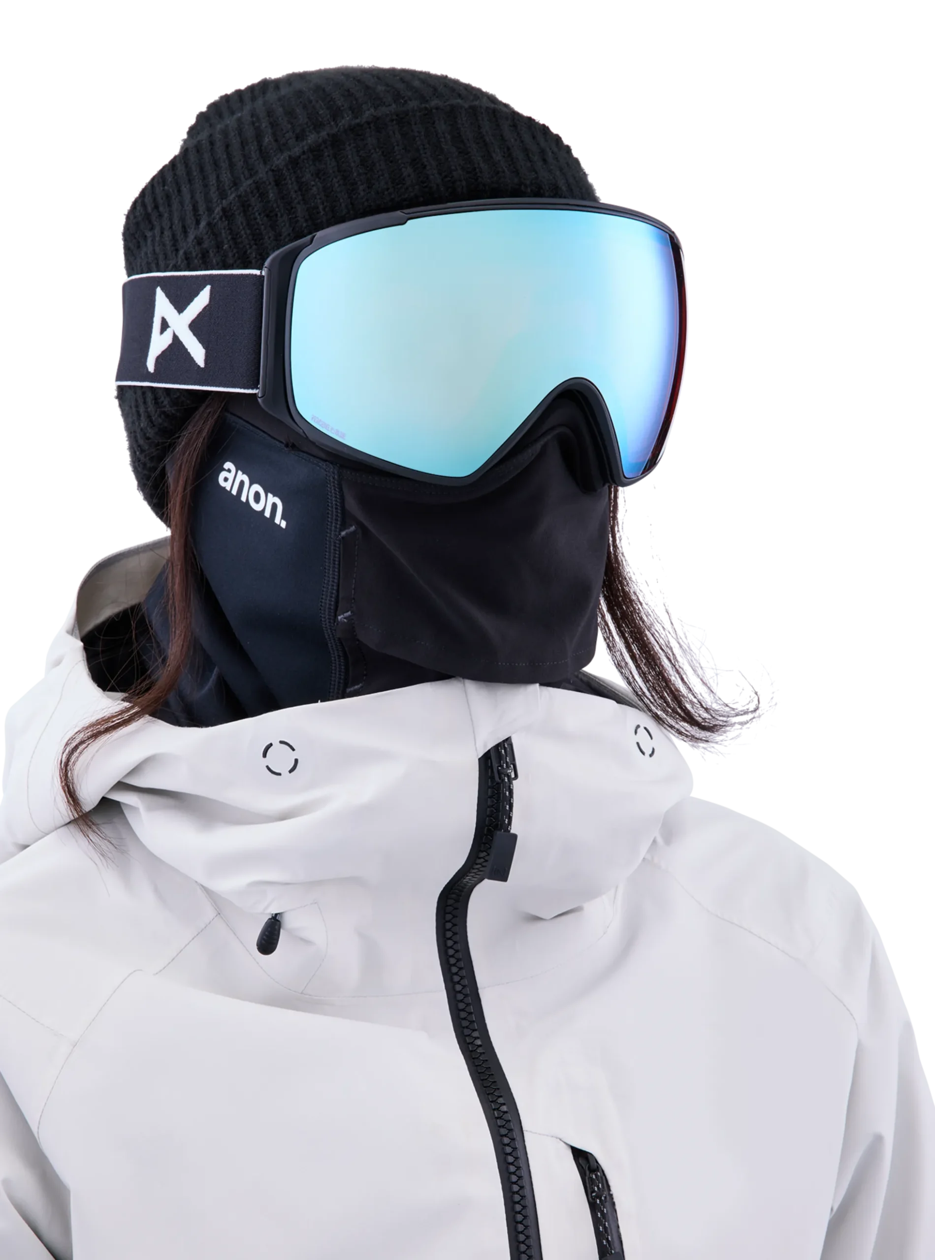 Anon M4S Low Bridge Fit Goggles (Toric) + Bonus Lens + MFI® Face Mask