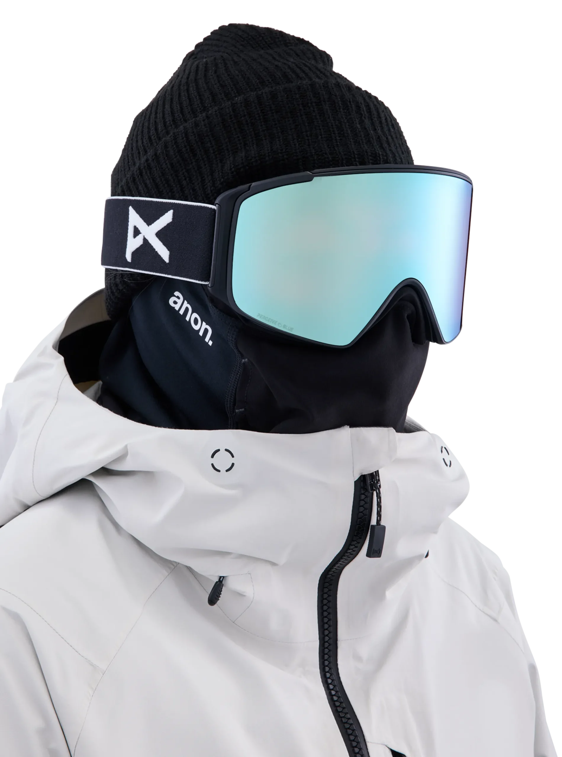 Anon M4S Low Bridge Fit Goggles (Cylindrical) + Bonus Lens