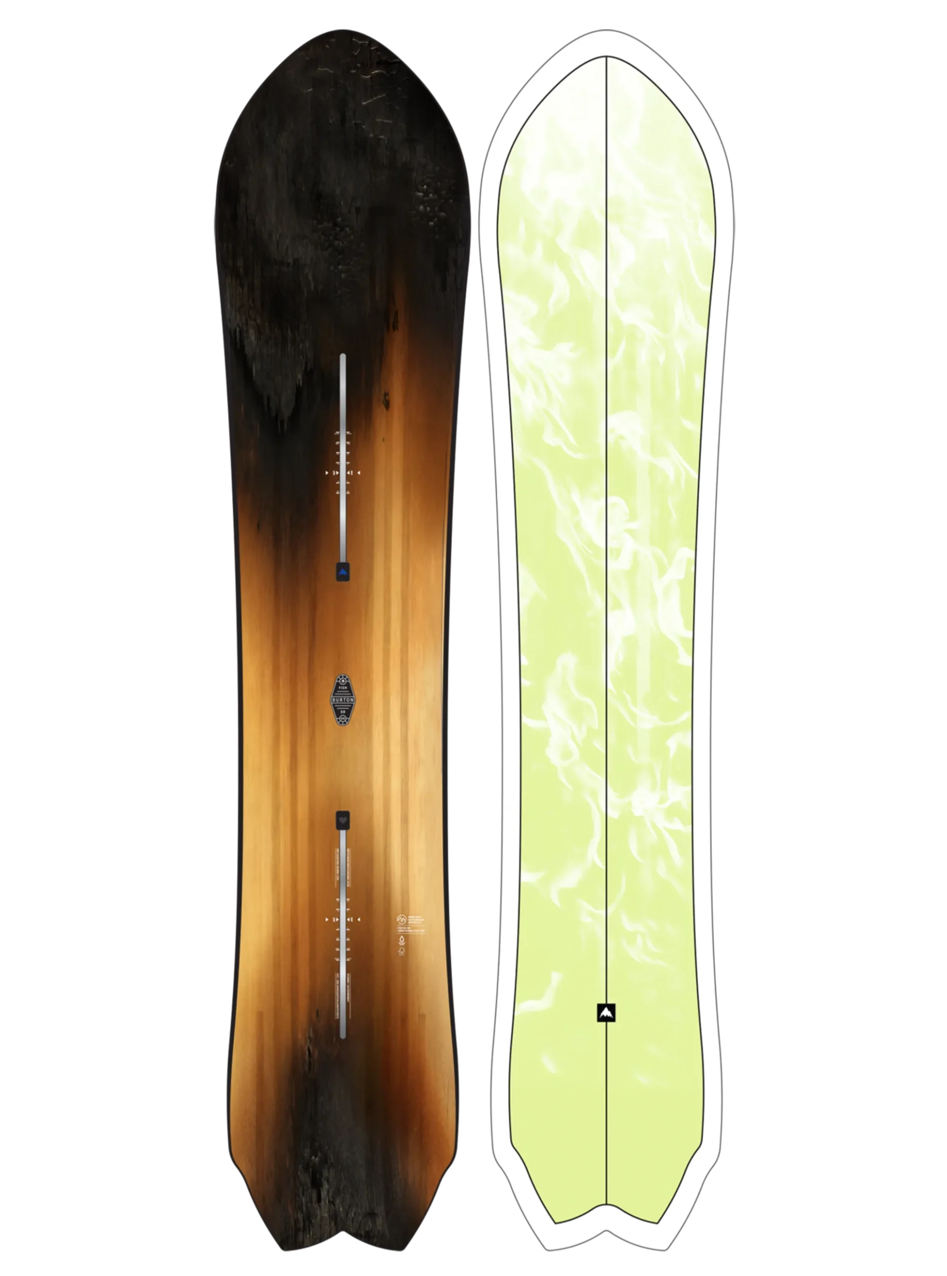 3D Fish Directional Flat Top Snowboard
