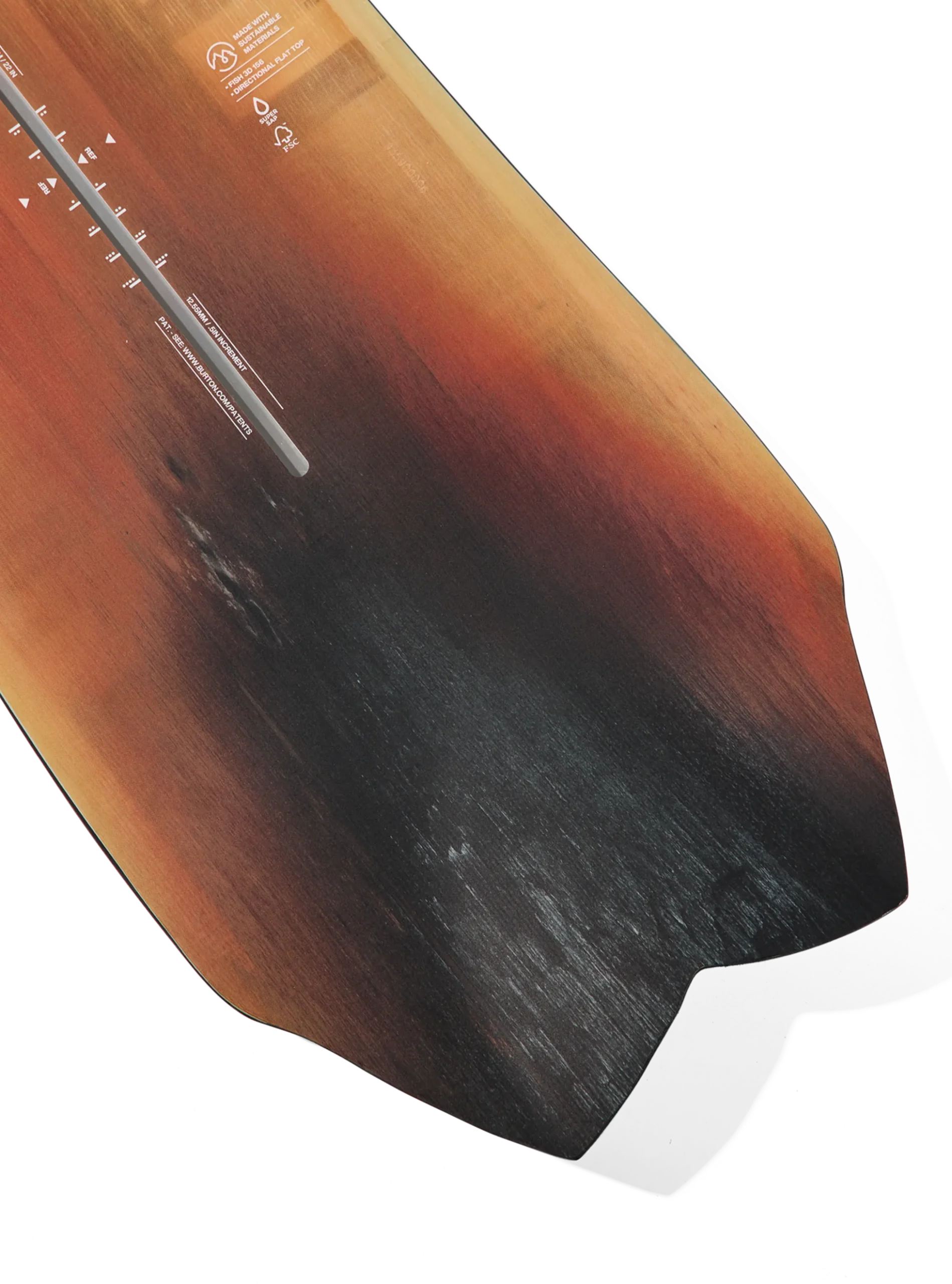3D Fish Directional Flat Top Snowboard