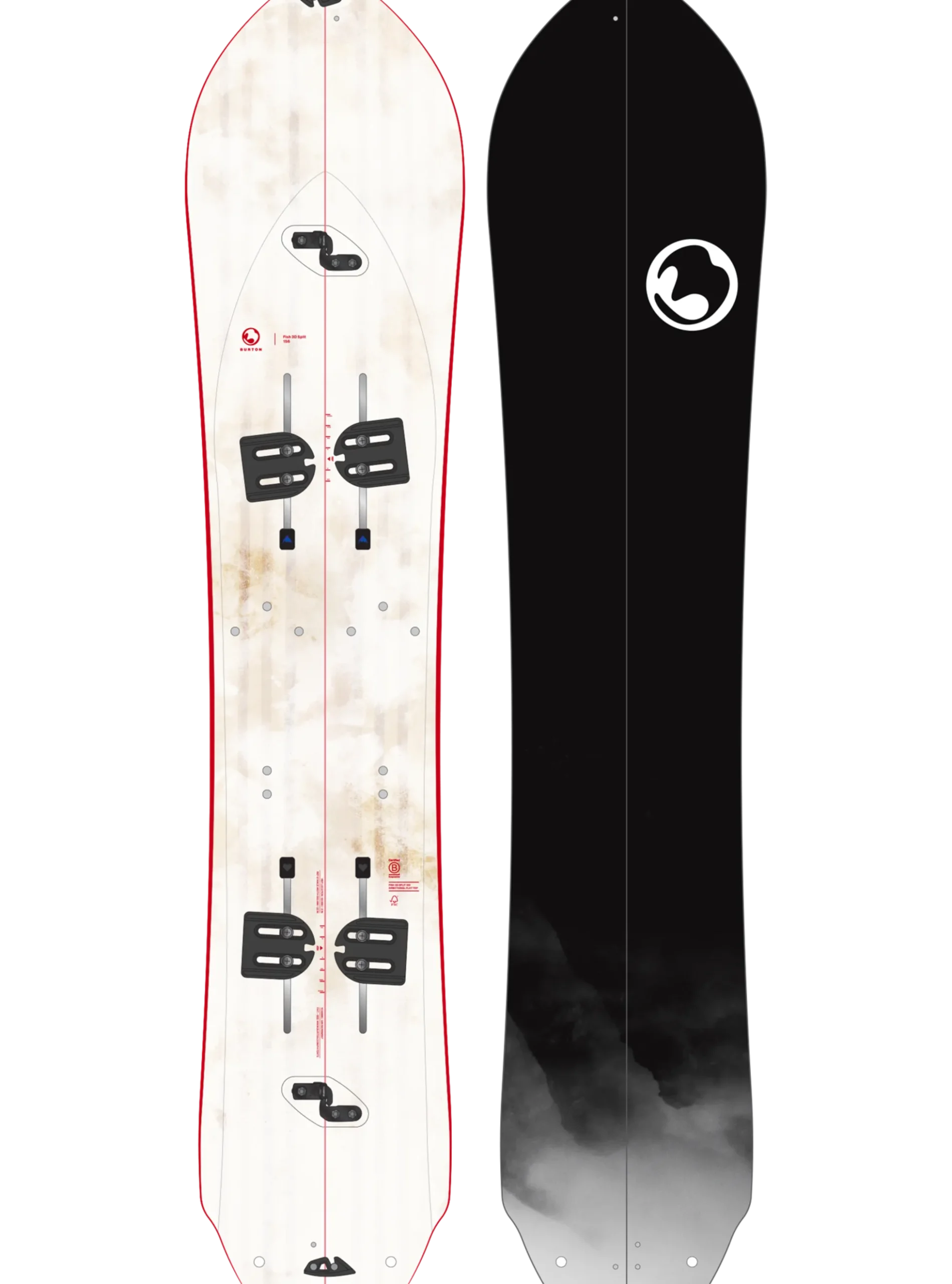 3D Fish Directional Flat Top Splitboard